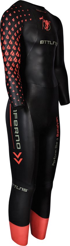 BTTLNS wetsuit - zwempak - triathlon zwempak - openwater wetsuit - wetsuit lange mouw heren - Inferno 1.0 - MT