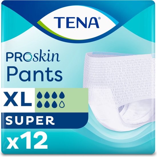 TENA Pants Super XL - Carton de 48 culottes d'incontinence | bol