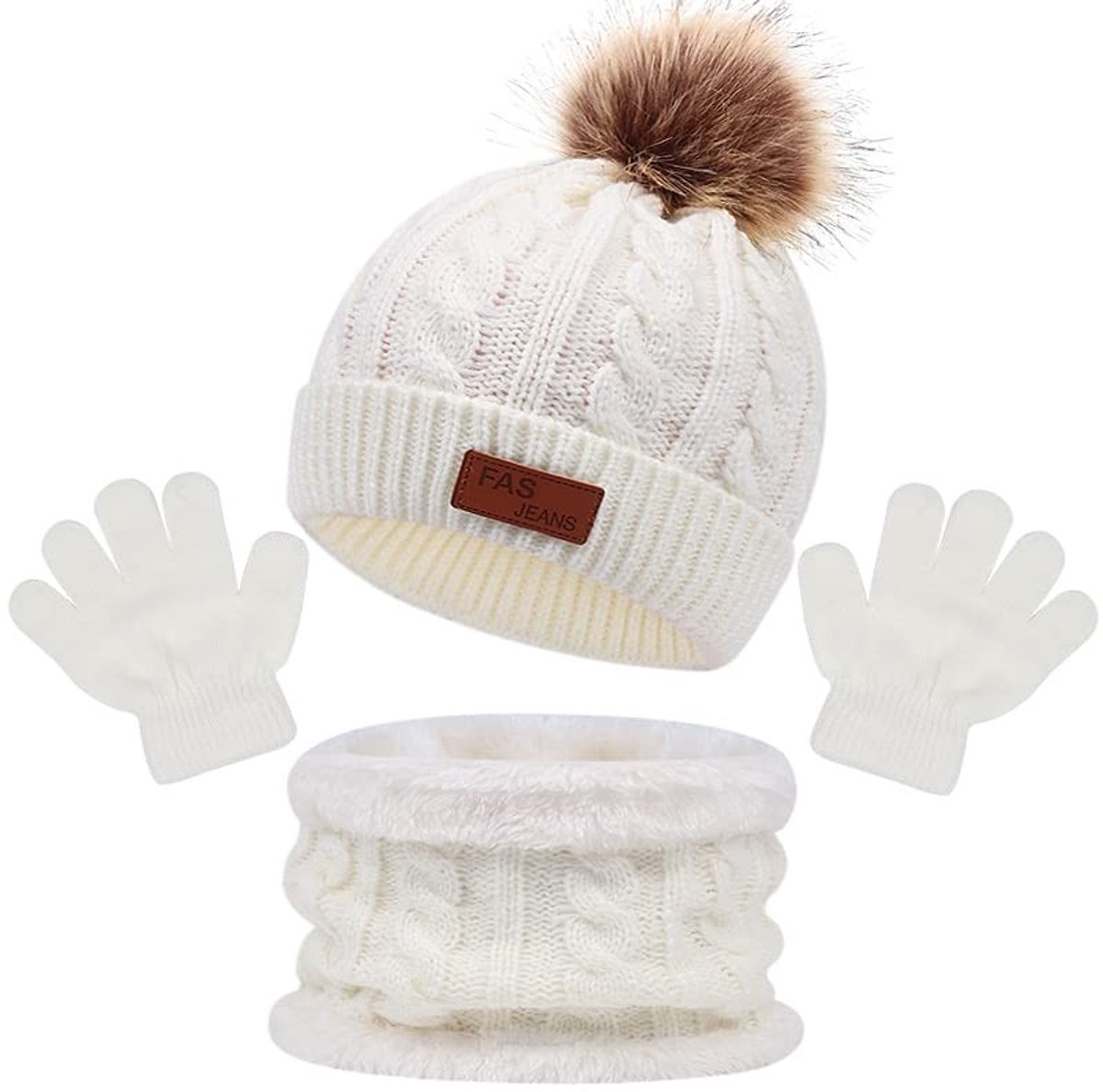 Sjaal en muts set