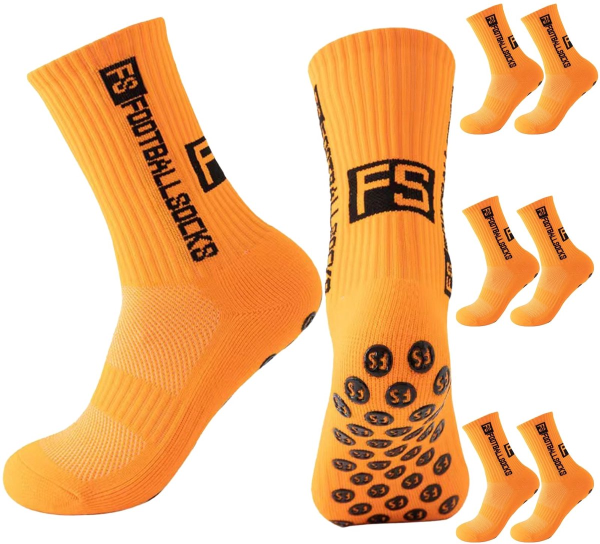 Dailygoods - Antislip Voetbalsokken, Voetbal Antislip Sportsokken, Antislip Anti Geur En Zweetabsorberend