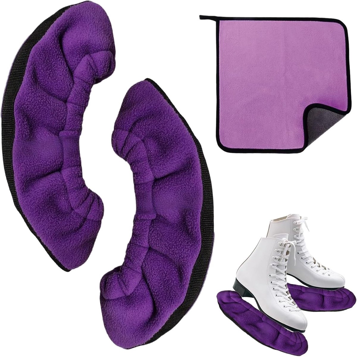Schaatsbeschermers - Elastisch Materiaal - Lemmetbescherming - Antislip - Voor Dames en Heren