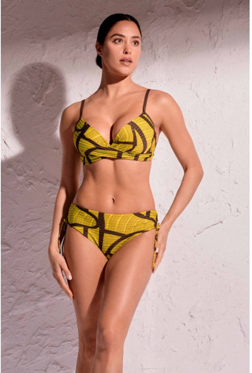 David Geo Vibrant Clorinda Voorgevormde Bikini Lime Groen 38