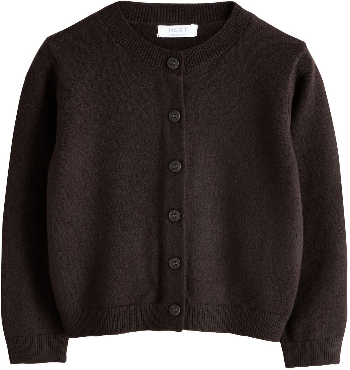 Next - Meisjes - Gebreid vest - Bruin