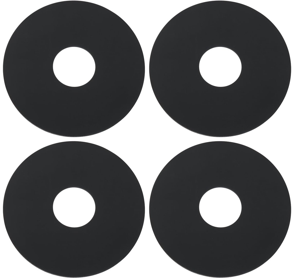 Dailygoods- Afdichting Rubber Ring - 4 Stuks - Watertank Afdichting - Afdichtingsring - Slijtvast - Afmetingen 74x22x2 mm - Rubberring
