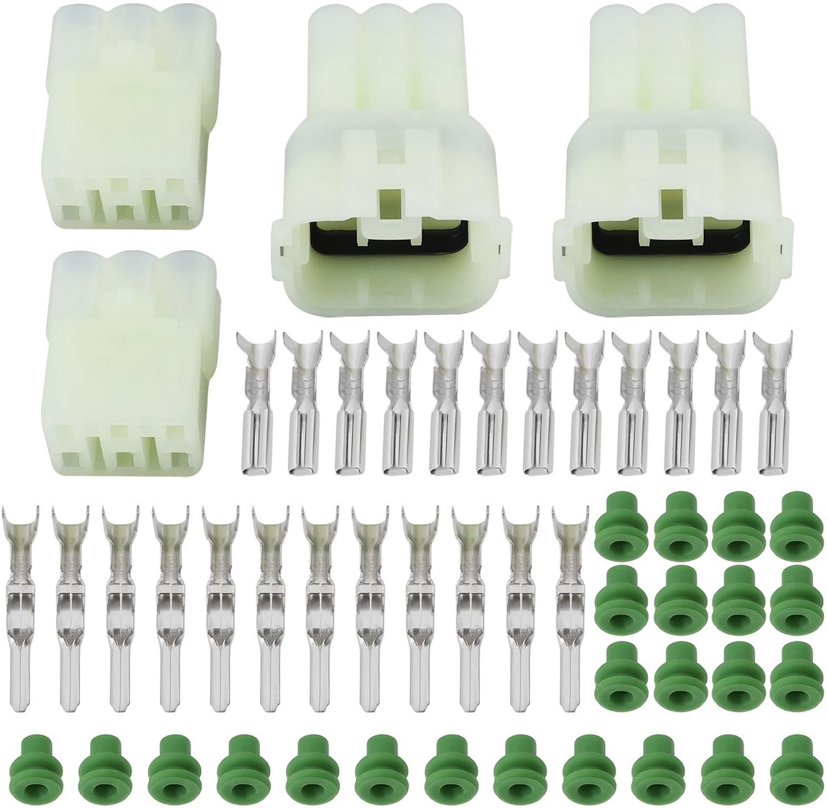 Dailygoods - 6-Way Waterdichte Elektrische Connector Plug Set