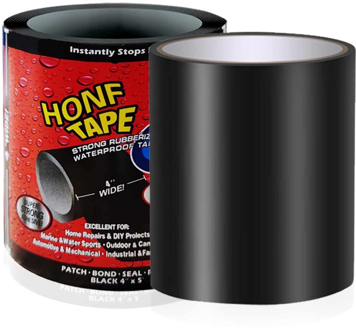 Repair tape 1,5 m x 10 cm - waterproof PVC - sterke hechting - ideaal voor waterleidingen - ShopVlot