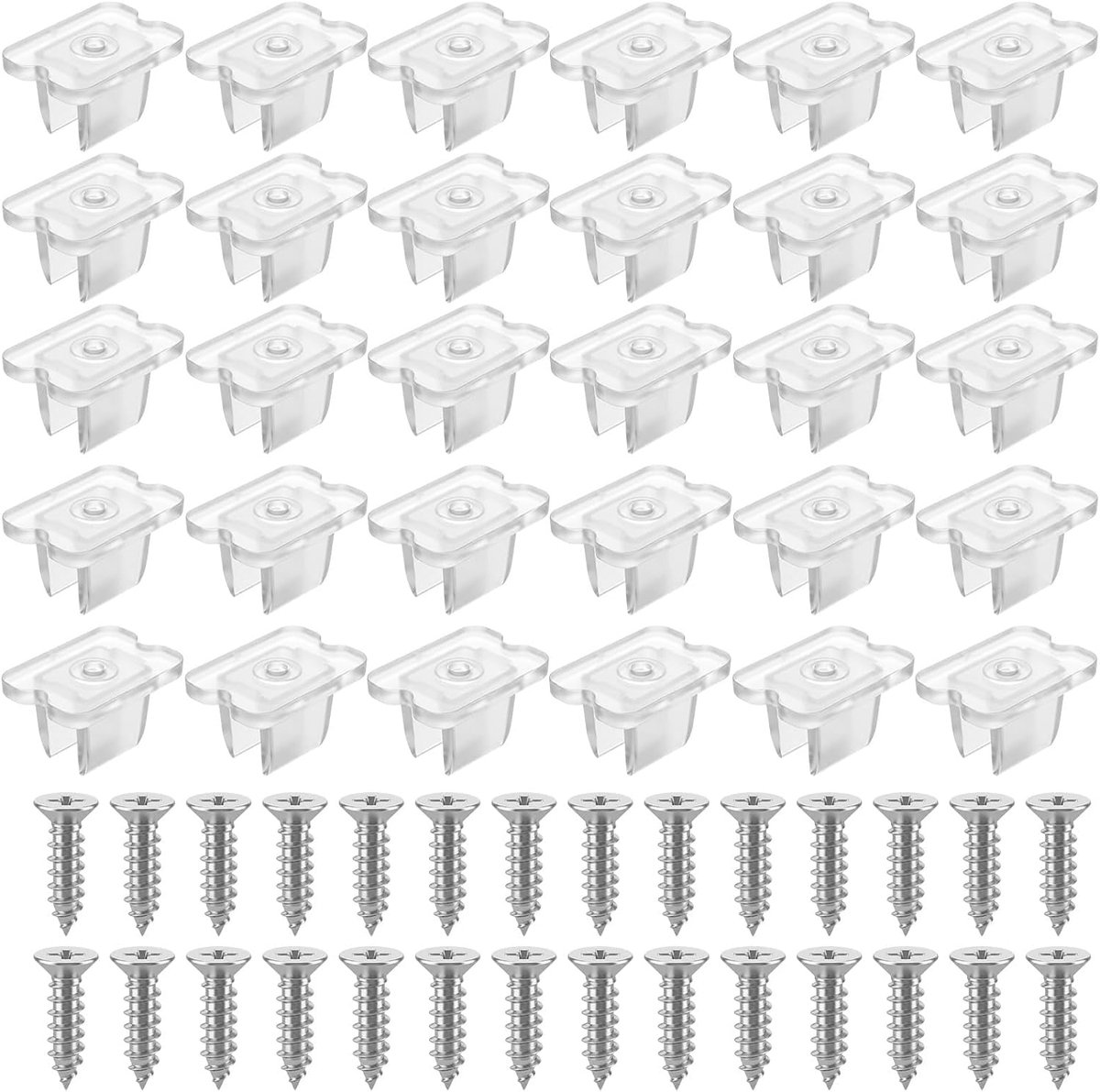 Ledstriphouders 30 stuks - waterdichte bevestigingsclips - voor binnen en buiten - veilige bevestiging van ledstrips - ShopVlot