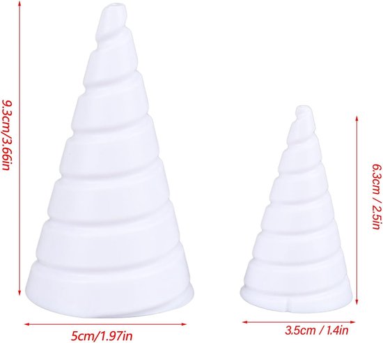 2 stuks Spiraalwikkeljig - Grote maat Koperen Tuinantenne Maken Gereedschap - Tuin Koperdraad Antenne Jig — afbeelding 3