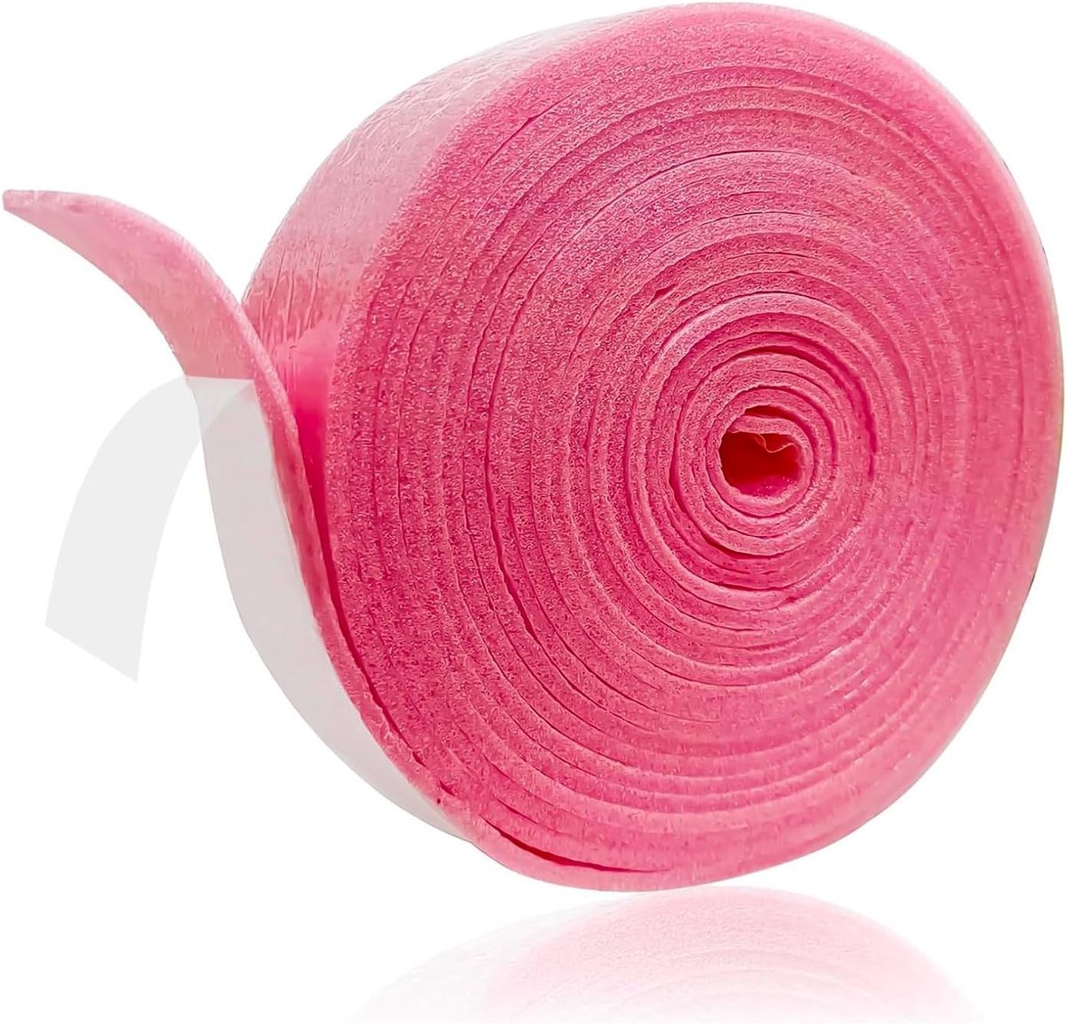 Zelfklevende randisolatielijst 60 mm x 5 mm - roze - sterke kleefkracht - voorkomt thermische uitzetting - ShopVlot