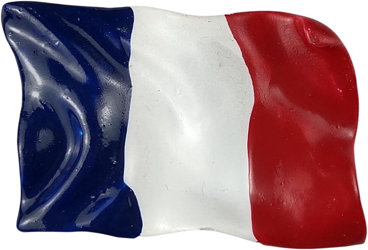 Koelkastmagneet 3D Frankrijk - Parijs vlag - Souvenir - Herinnering aan je reis - ShopVlot