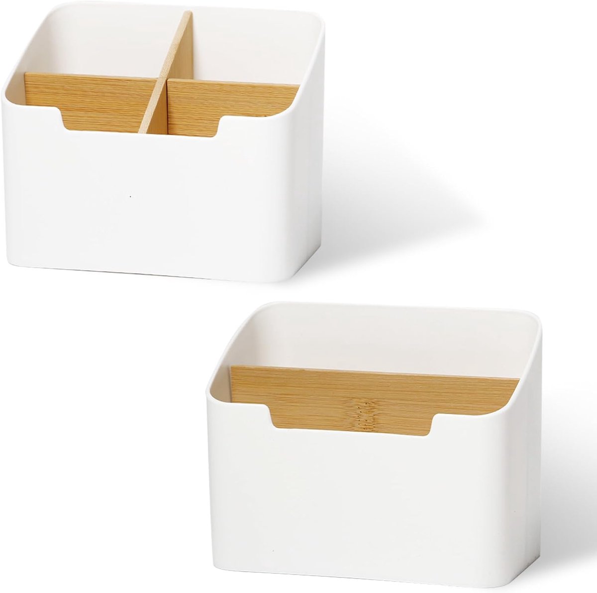 Bureau Organizer Set van 2 - Multifunctioneel - Verschillende Compartementen - Perfect voor Pennen en Cosmetica - ShopVlot