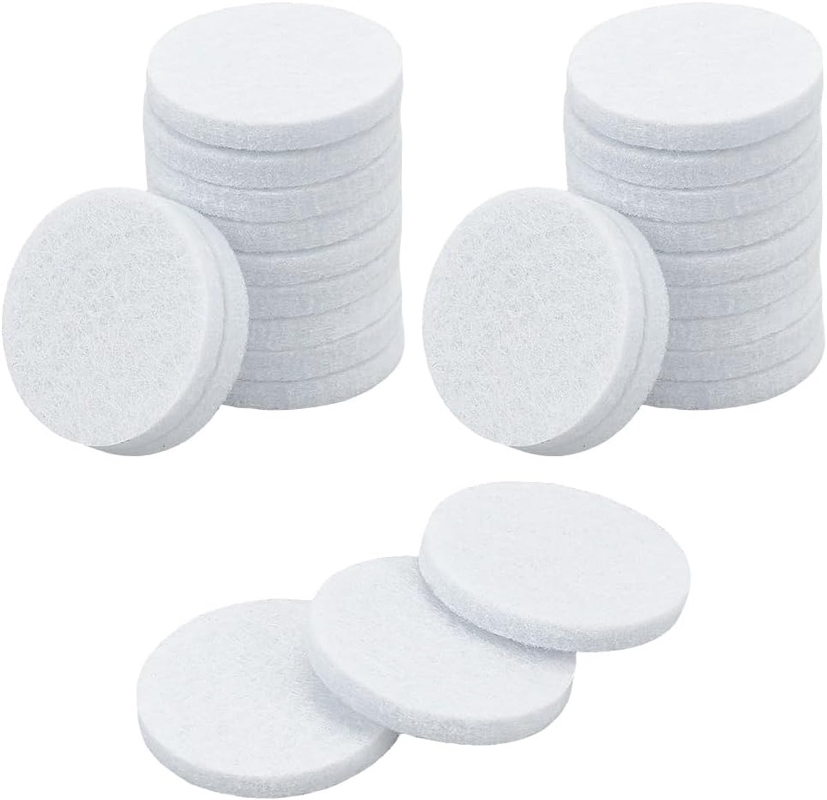 Aromatherapie diffuser pads 30mm - 100 stuks - geurabsorberend microvezel - ideaal voor essentiële oliën - ShopVlot
