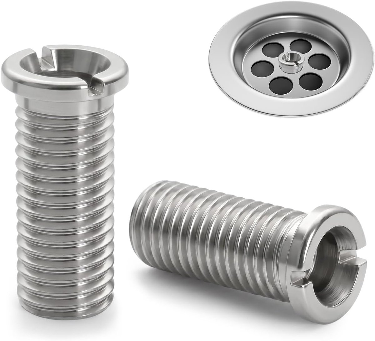 RVS spoelbak zeefbout M12 x 30 mm - holle schroef - veilige aansluiting - voorkomt lekkage - ShopVlot