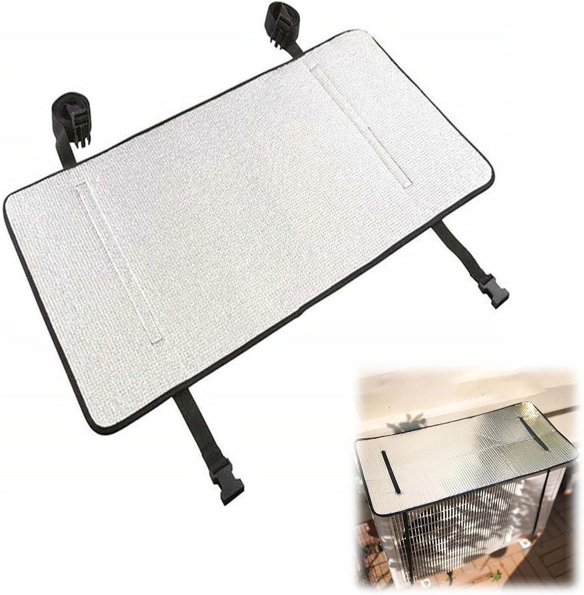 Airconditioner hoes 80 x 40 cm - Aluminium - Beschermend - Verleng de levensduur - ShopVlot