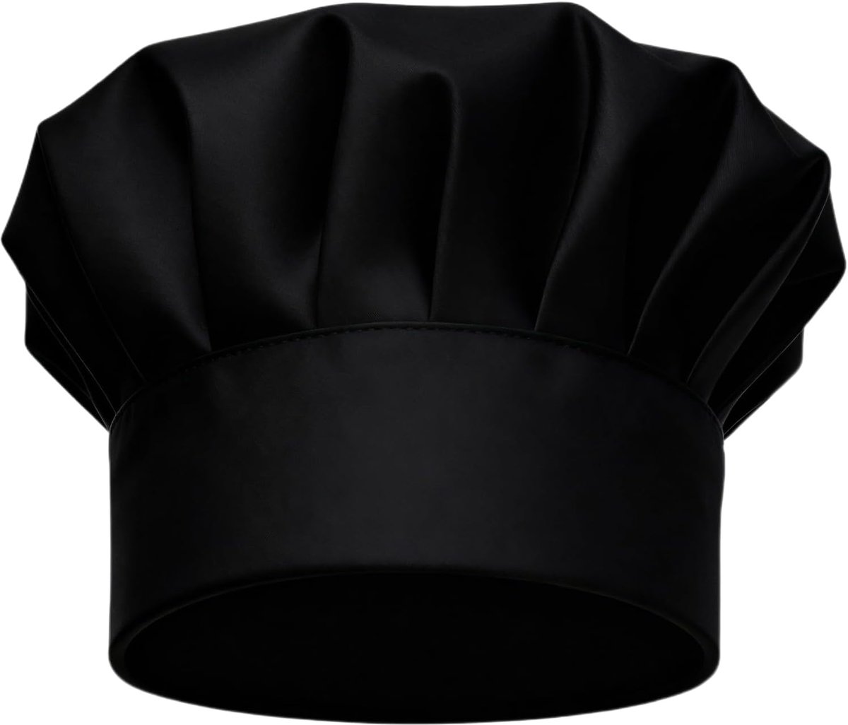 kookmuts mannen zwart - verstelbaar - ademend materiaal - perfect voor de keuken - ShopVlot