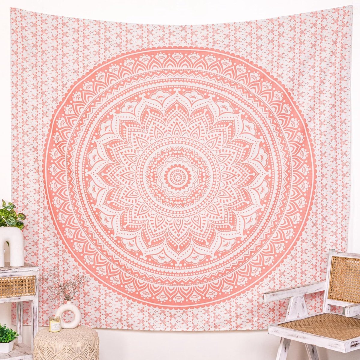 Elephant Mandala Carpet Cotton Wall Hanging Hippie Tapestries Hippie Beach Throw College Dorm Decor Bohemian Boho - ShopVlot