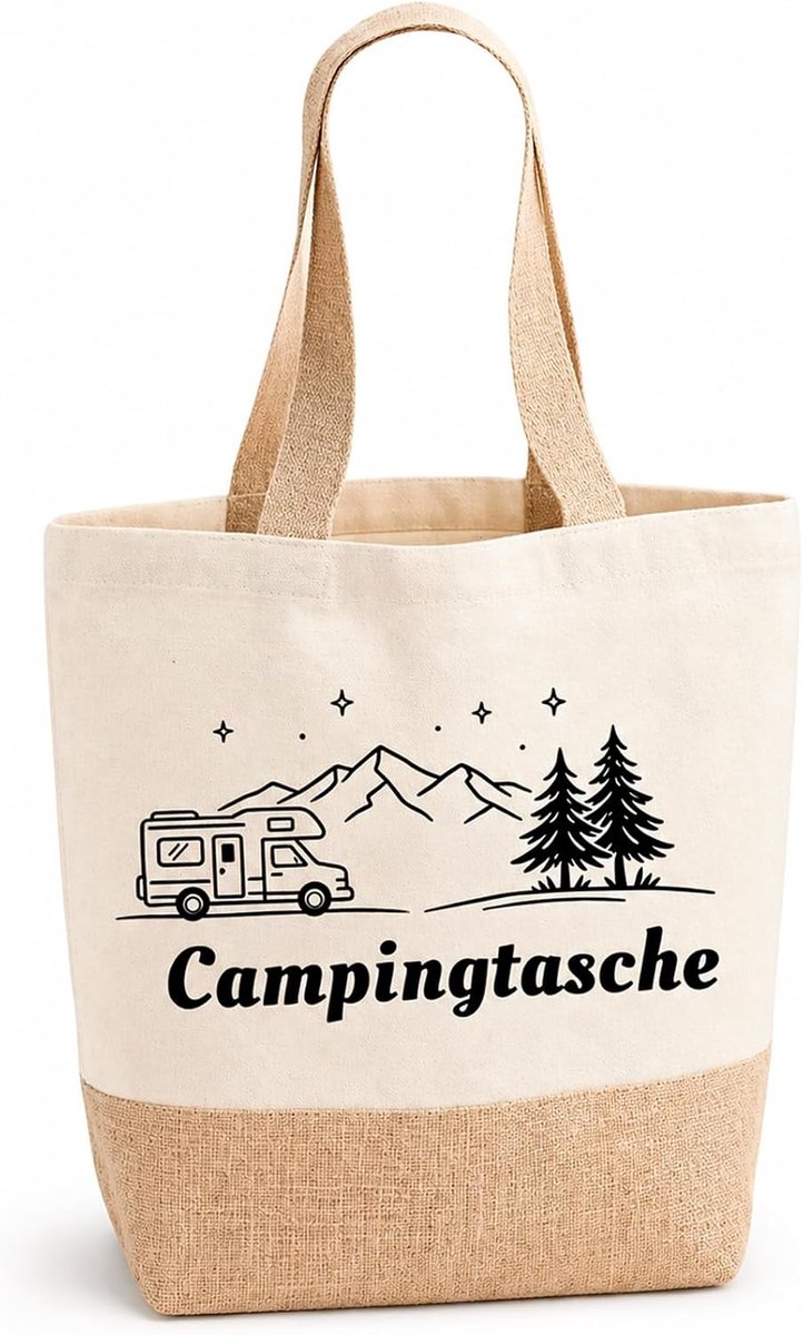 Scinzene Camping Bag, RV Gifts & Camping Accessories for Women and Men, Caravan Tote Bag Shopper, Rugged RV - ShopVlot