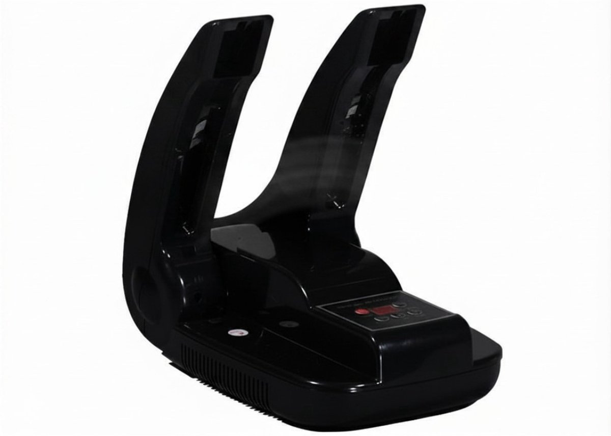 Ploutos® Schoenendroger - Schoenverfrisser - Elektrische Schoendroger voor Onderweg - Zwart - 20cm x 4cm x 6cm