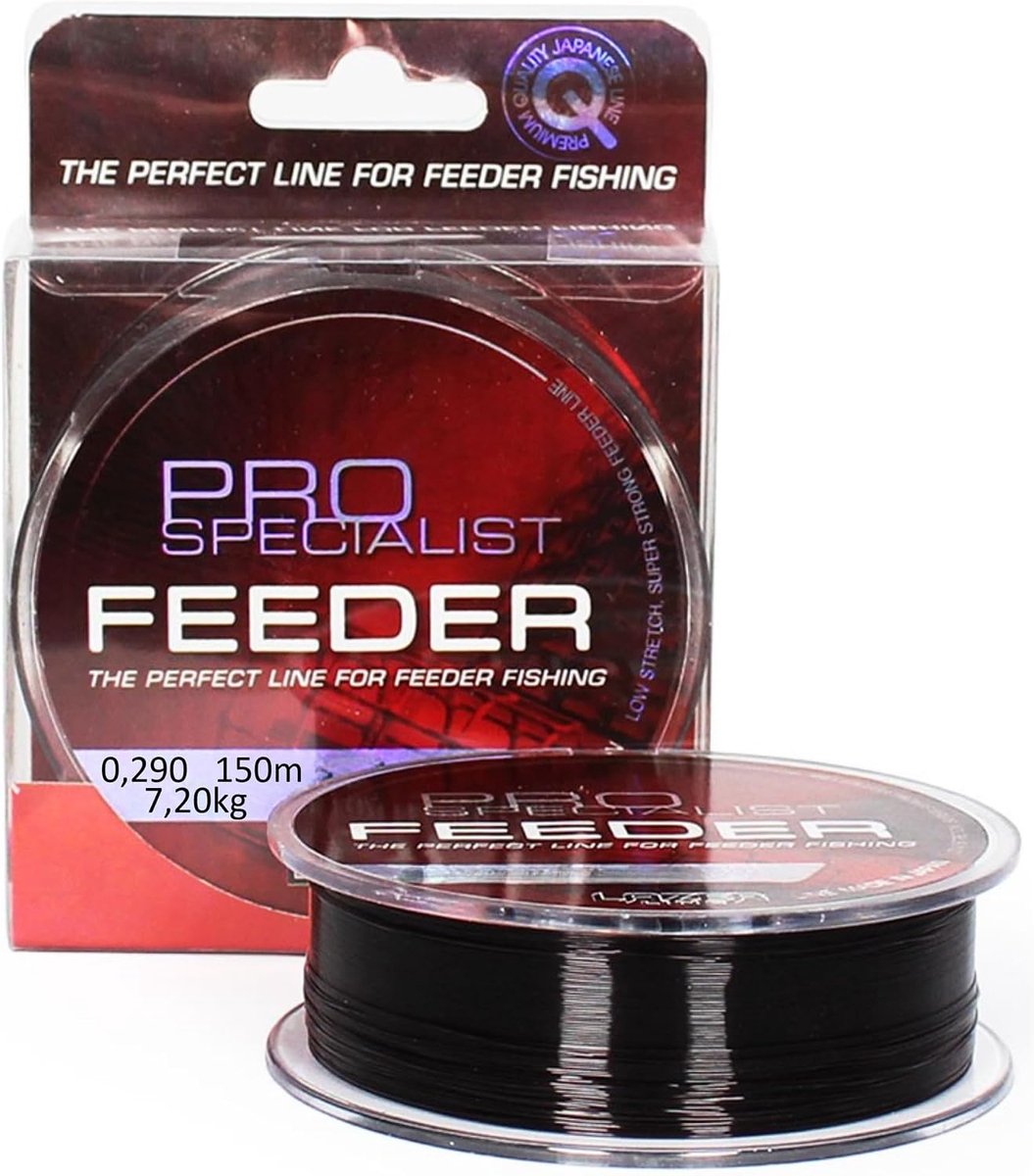 Method Feeder Pro Specialist Monofilament vislijn 150 m dia 0,29 mm test 7,2 kg donkerbruin koord - karpervissen - ShopVlot