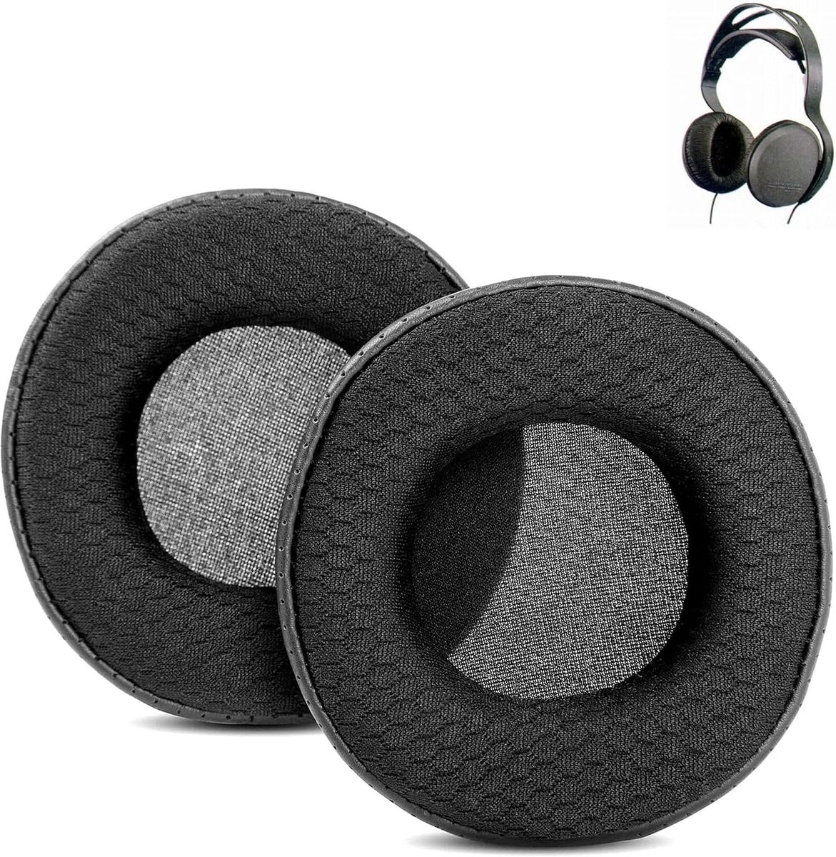 Compatible with Sony MDR-CD270 MDR-CD370 MDR-RF450 headphones, replacement ear pads with Durable Fabric/Breathable - ShopVlot