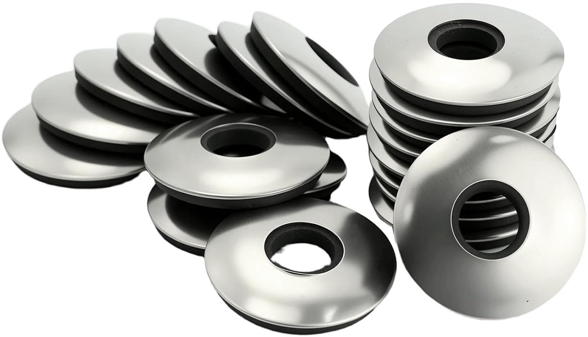 Neopreen ringetjes M8 x 22 mm - RVS afdichtingsringen - Weerbestendig en temperatuurbestendig - ShopVlot