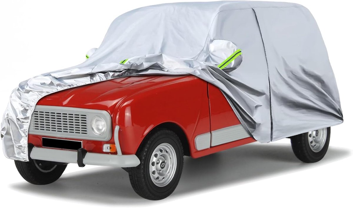 Waterdichte vervangende hoes Renault 4/4L/R4 1961-1992 - Reflecterende strepen - Volledige bescherming tegen weer - ShopVlot