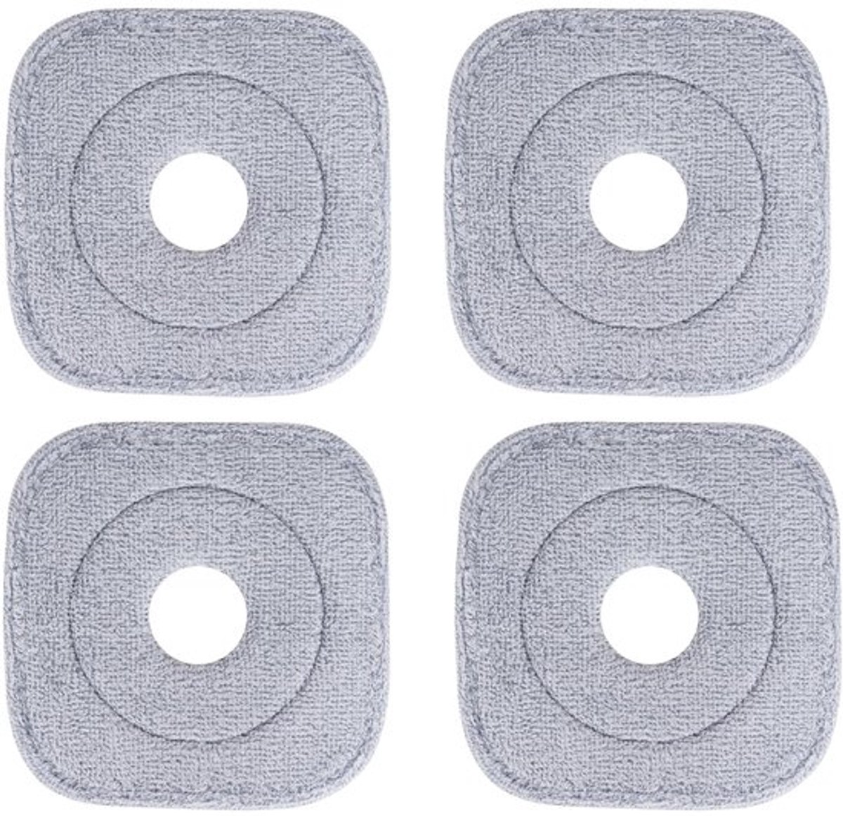 Sgizoku Universele Mop Refill Pad Voor Vierkante Spin Mop en Emmer - Microfiber Mop Vullingen voor Vloer Mop Vervanging Cover - Wasbare en Herbruikbare Mop Cover Vervanging voor het Reinigen van