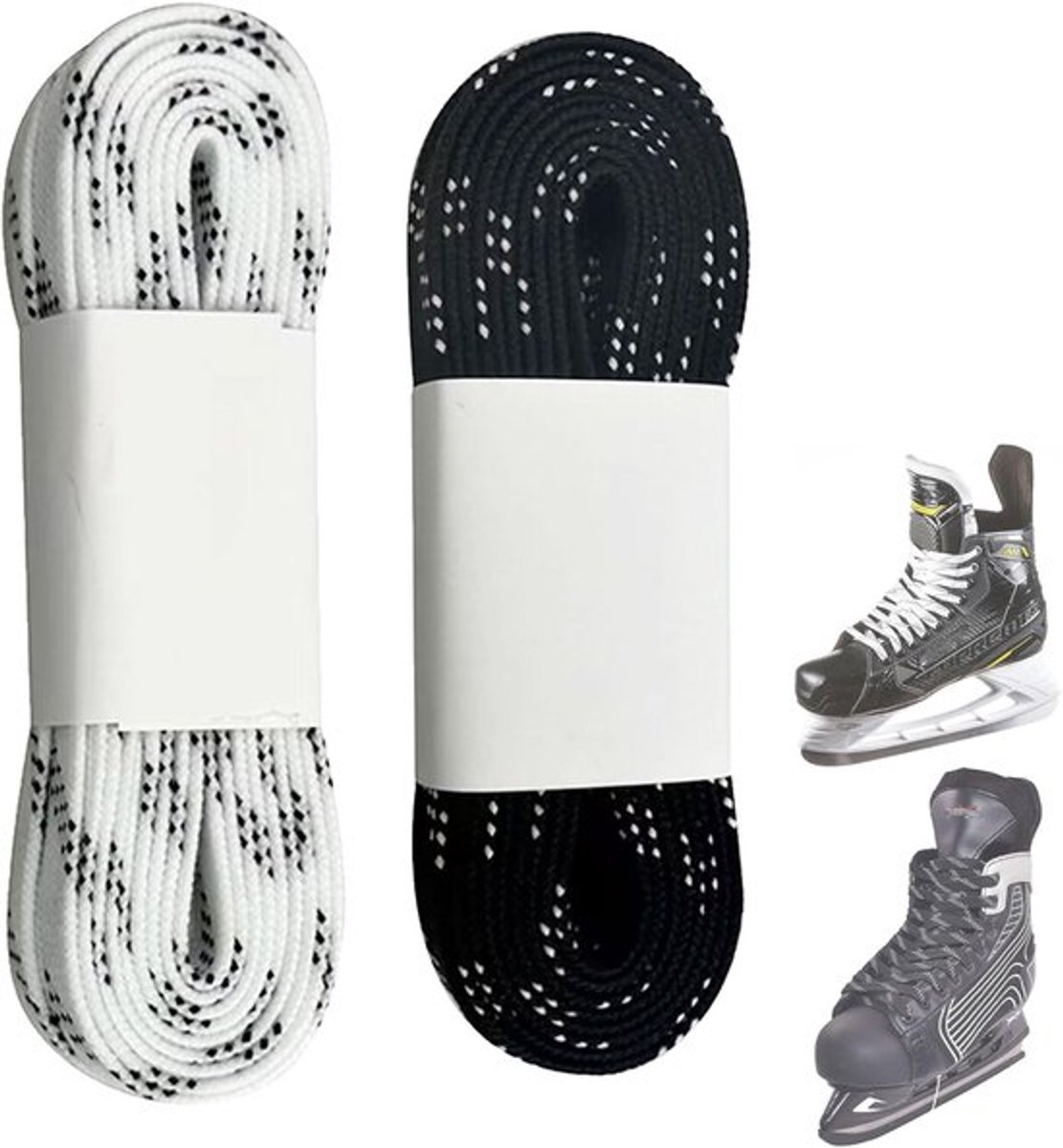 Veters Professionele Gewaxte - Veters 30 cm - Veters Antislip - Veters Waterdicht - Veters Polyester - Veters voor IJshockey/Schaatsen - Skateveters