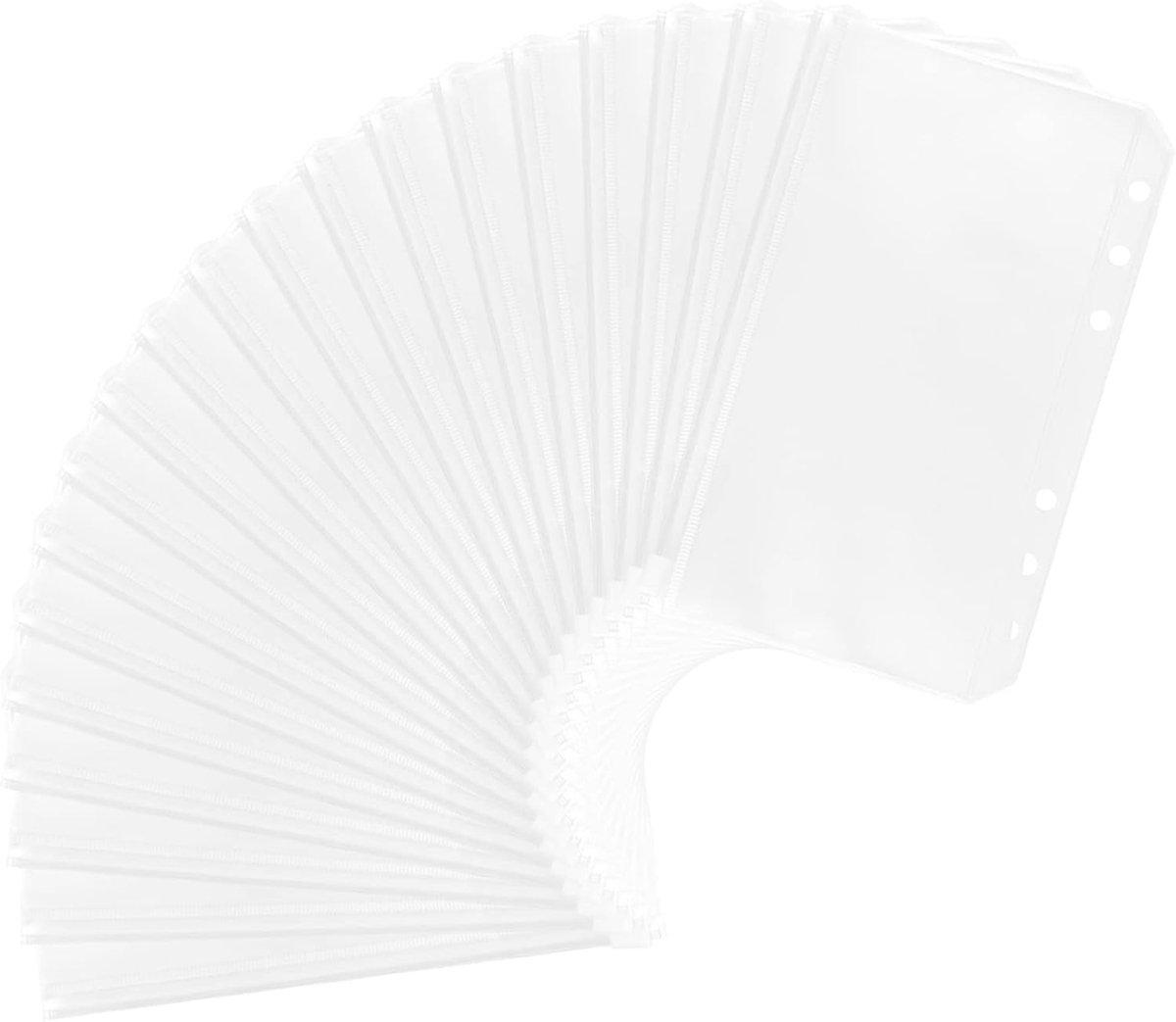 PVC ringbandhoezen A6 - 20 stuks - waterdicht plastic - ideaal voor notitieboek en foto's - ShopVlot
