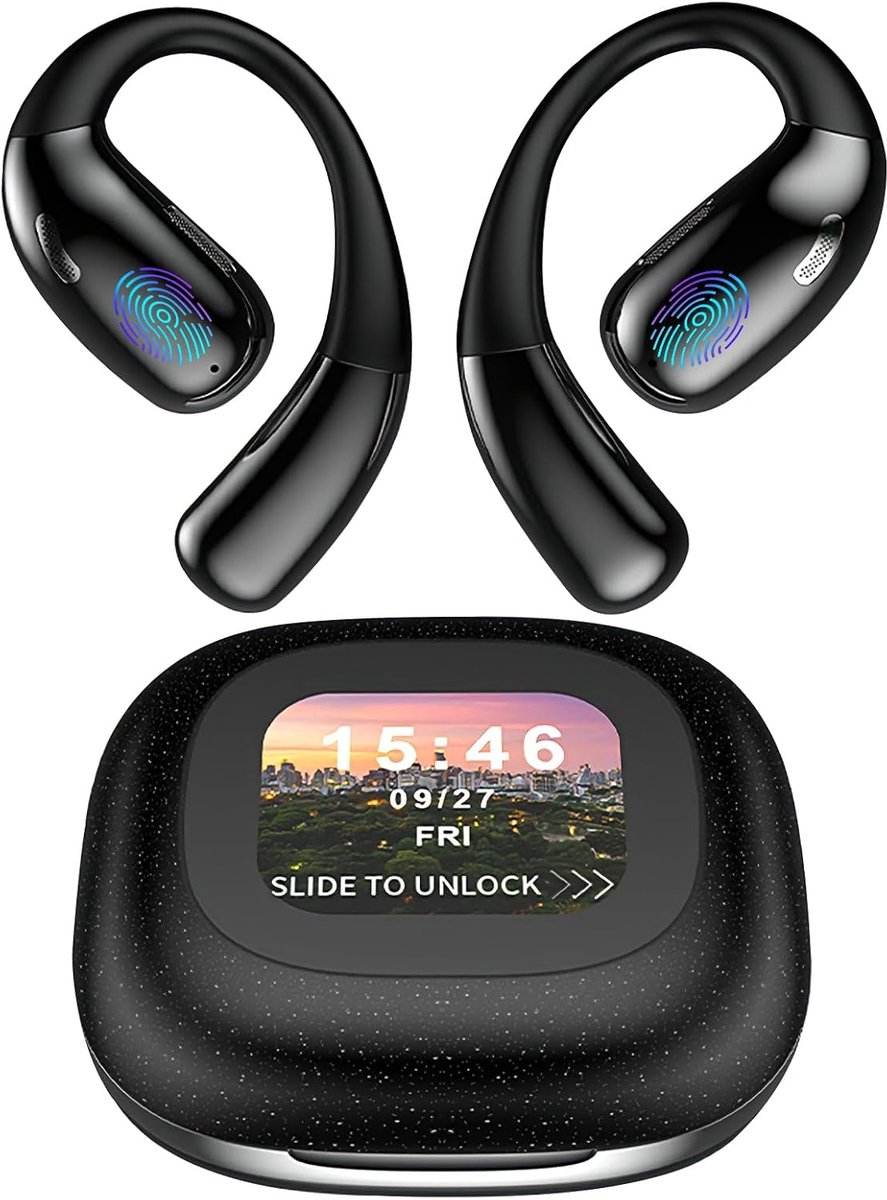 AI Real Time Translator, 8 Translation Modes with 164 Languages, 4-in-1 Open Ear AI Headphones, Voice Translator - ShopVlot