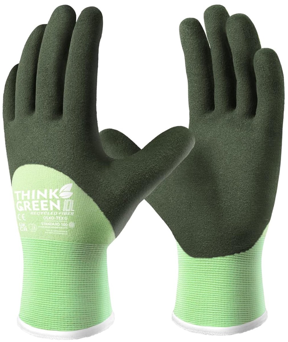 COOLJOB Warm Winter Gloves Recycled Polyester, Work Gloves for Men and Women with Soft Warm Terry, One Pair, X-Large - ShopVlot