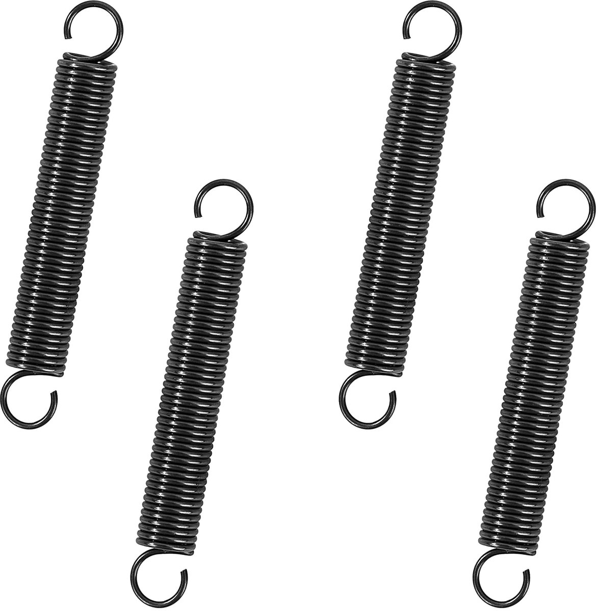 Verlengveren, 35 mm, trekveren met haken, pianodraadveer, buitendiameter 5 mm, draaddiameter 0,6 mm, dikte 0,9 kg, 20 - ShopVlot