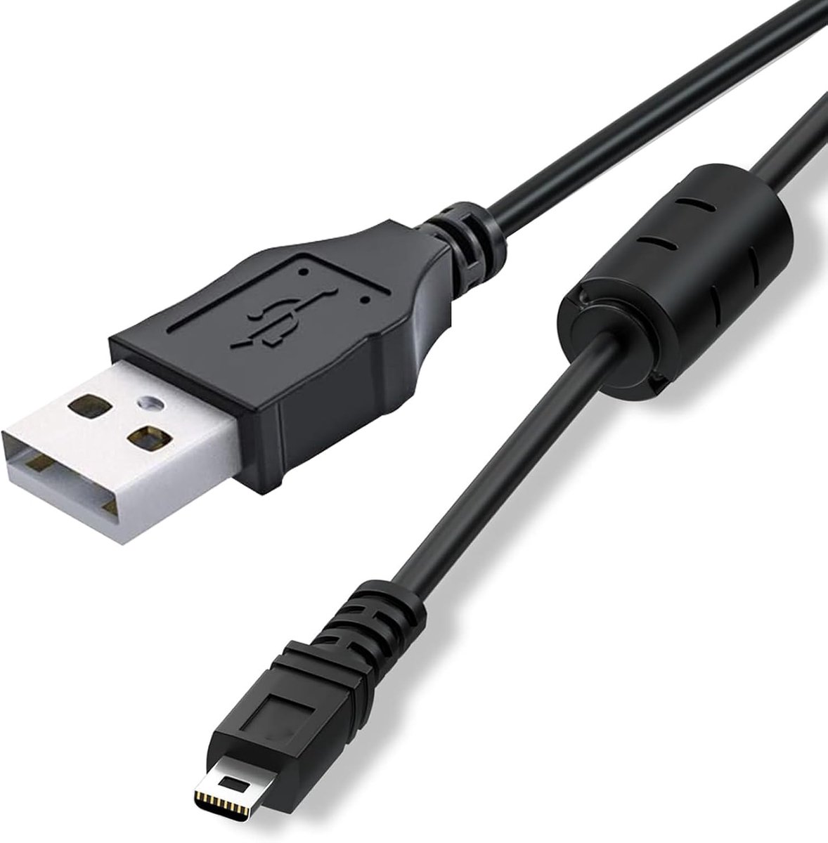 KARELLS USB Data Cable and Charging Cable for Digital Cameras - 1.5m - Compatible with Nikon CoolPix/L/D/S/P Series - ShopVlot