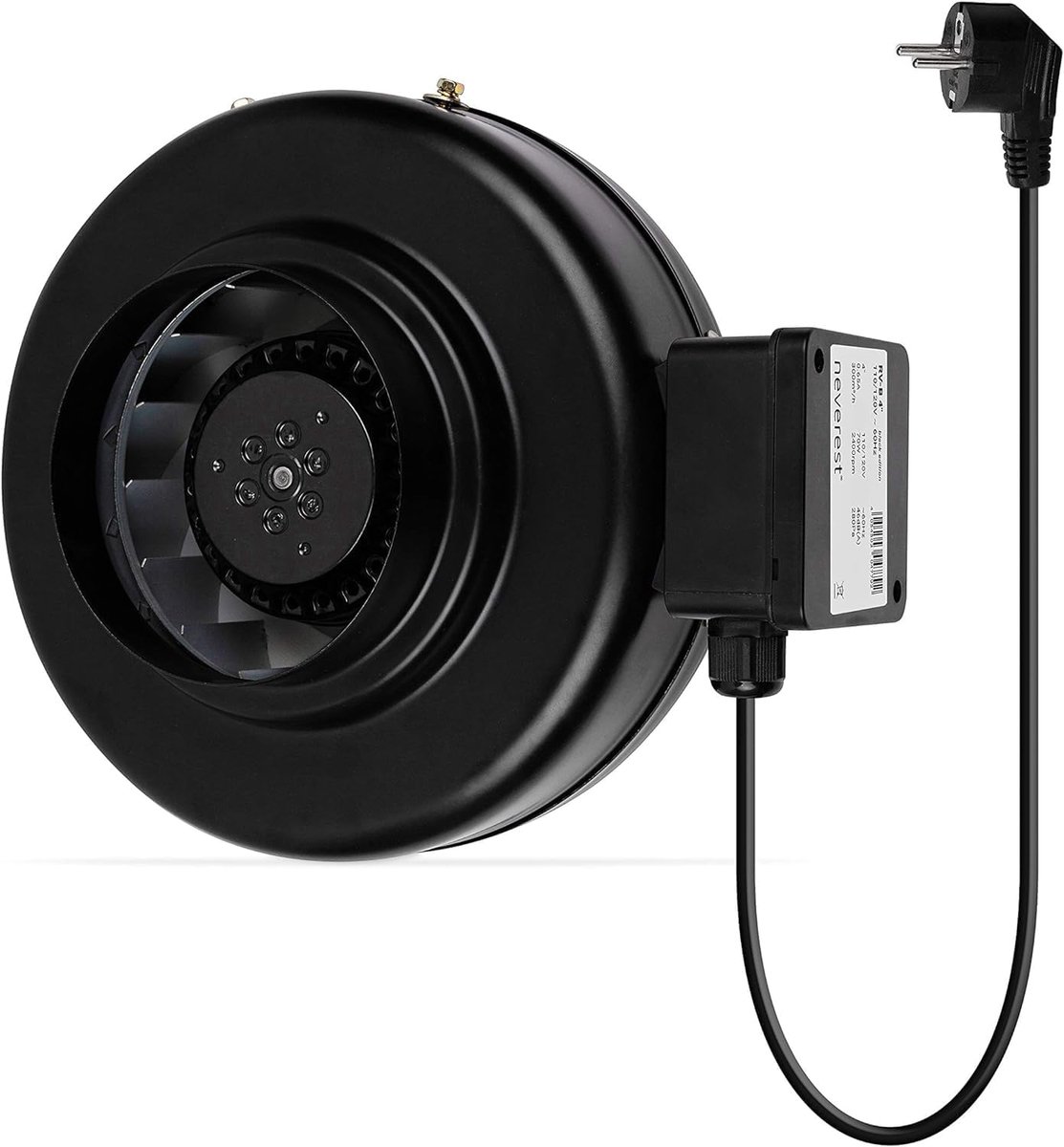 neverest RV-B 150mm Professional Duct Fan Duct Fan Exhaust Air Fan Ventilation - ShopVlot