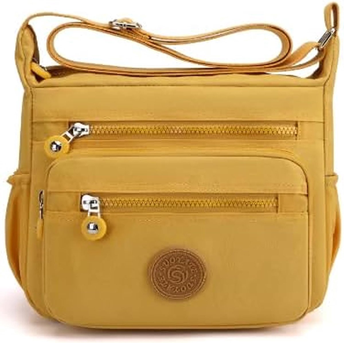 Shoulder Bag, Ladies Handbag Anti Splash Water Tote Casual Bag Top Handle Crossbody Multi Pocket Large Shopping Bag - ShopVlot