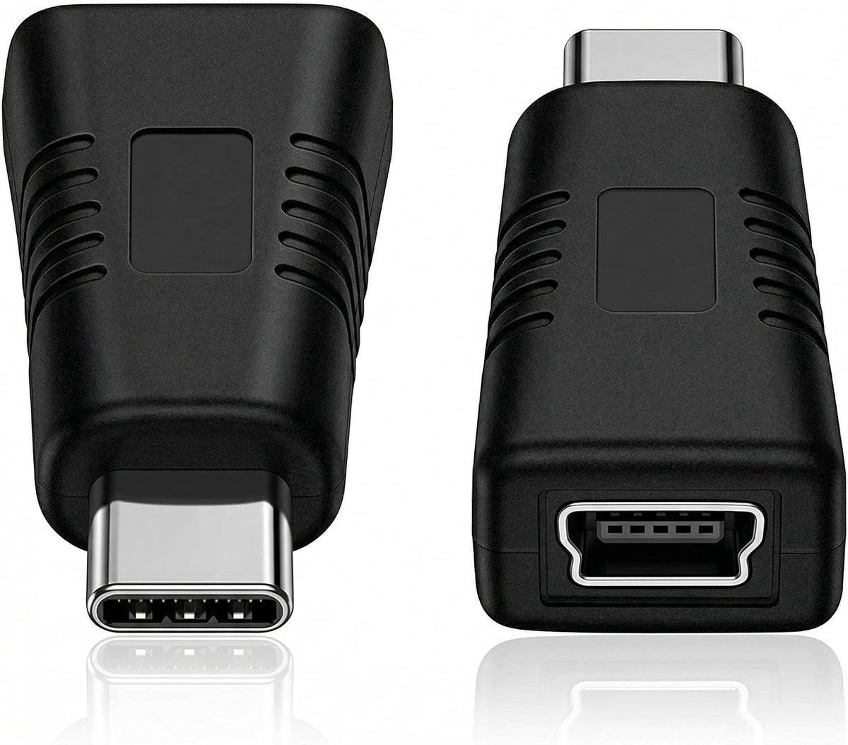 Adapter type C-stekker naar mini-USB-aansluiting, snellaadconverter voor smartphone, USB C-gegevensadapter voor - ShopVlot
