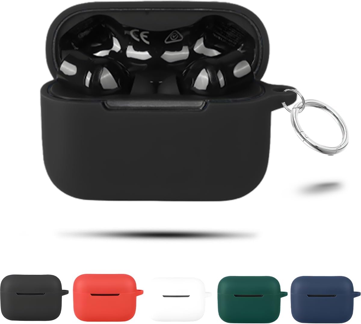 Hoes voor Razer Hammerhead V3 X, HyperSpeed draadloze hoofdtelefoon, daunke zachte siliconen beschermhoes - ShopVlot