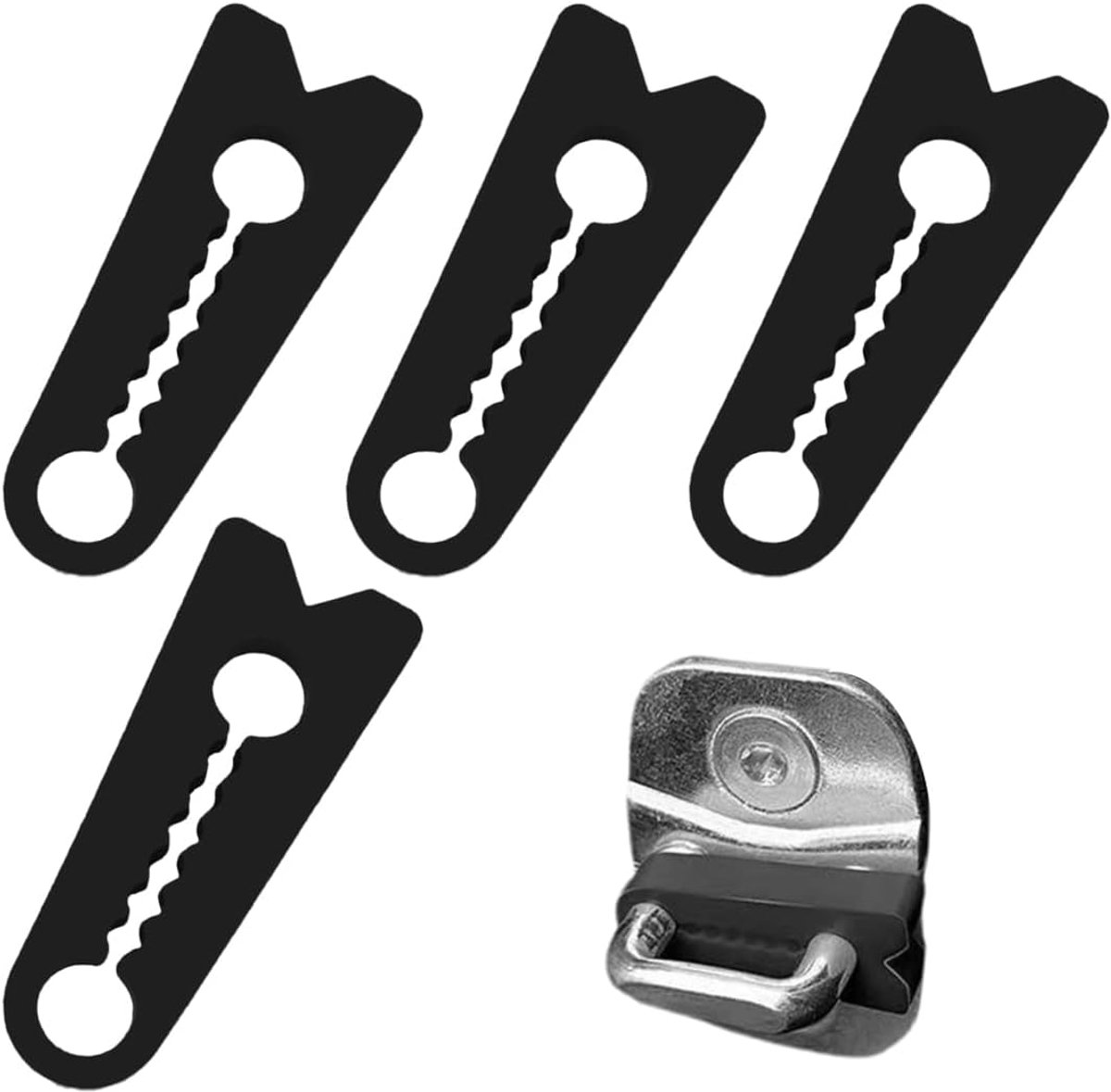 4 stuks anti-klik-schokdempers autodeuren veilige pasvorm siliconen dempers voor autodeuren voor vrachtwagens - ShopVlot
