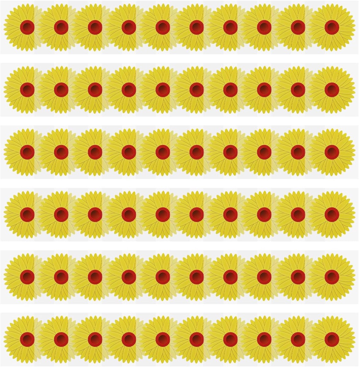 60pcs Sunflower Window Armyworm Stickers, Special Armyworm Board for Window Glass, Fly Trap, Suitable for Indoor Plant - ShopVlot