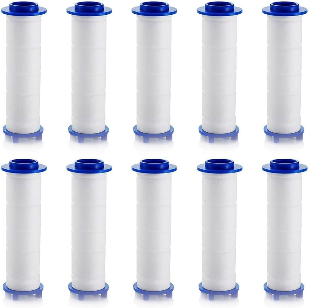 Douchefilter vervangbaar 9,5 x 2 cm - Handdouche filter - Verwijdert chloor en fluoride - Voor gezonder douchewater - ShopVlot