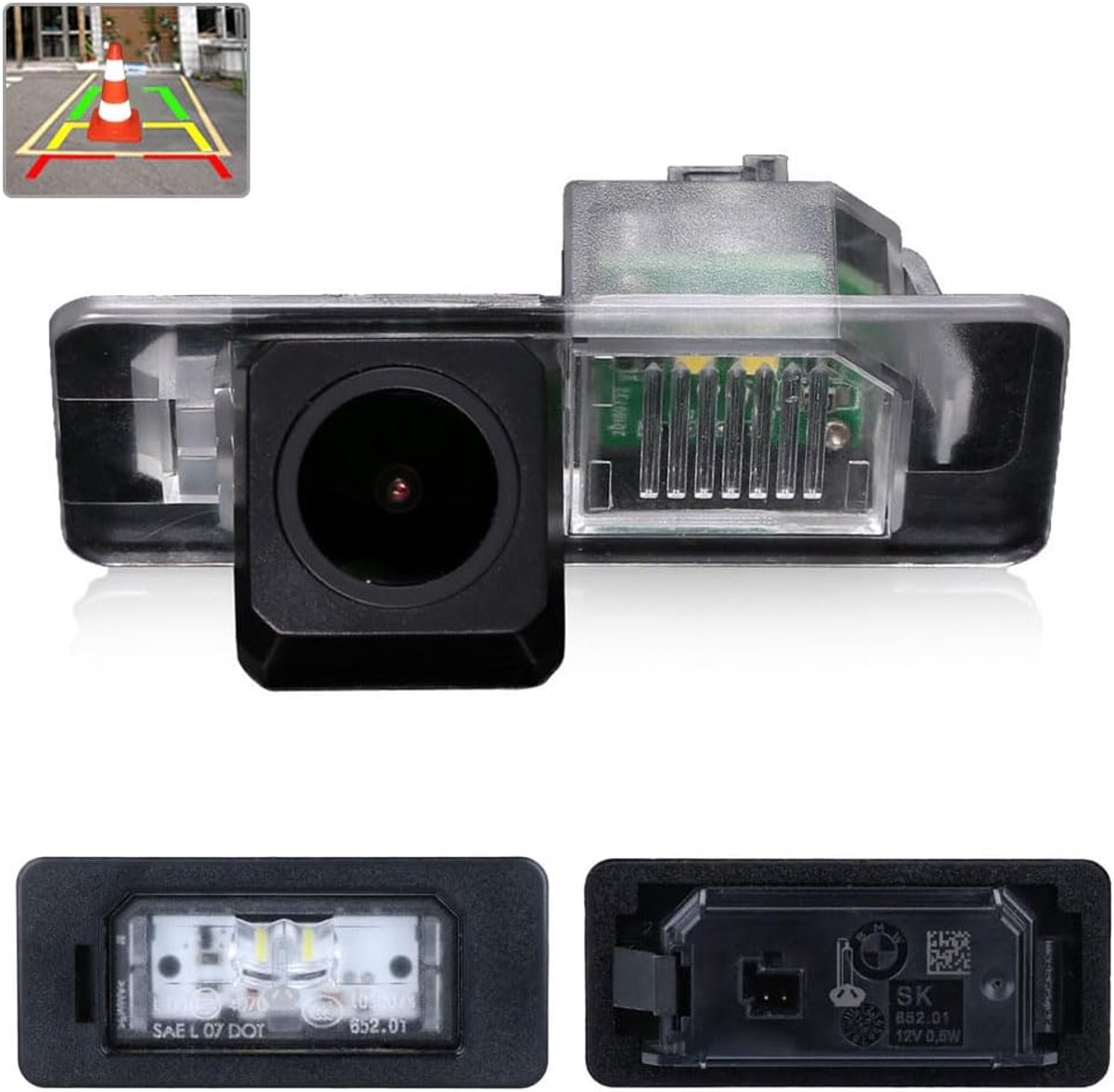 Achteruitrijcamera Super HD - 170° breedhoek - nachtzicht - verbeterde veiligheid voor BMW - ShopVlot