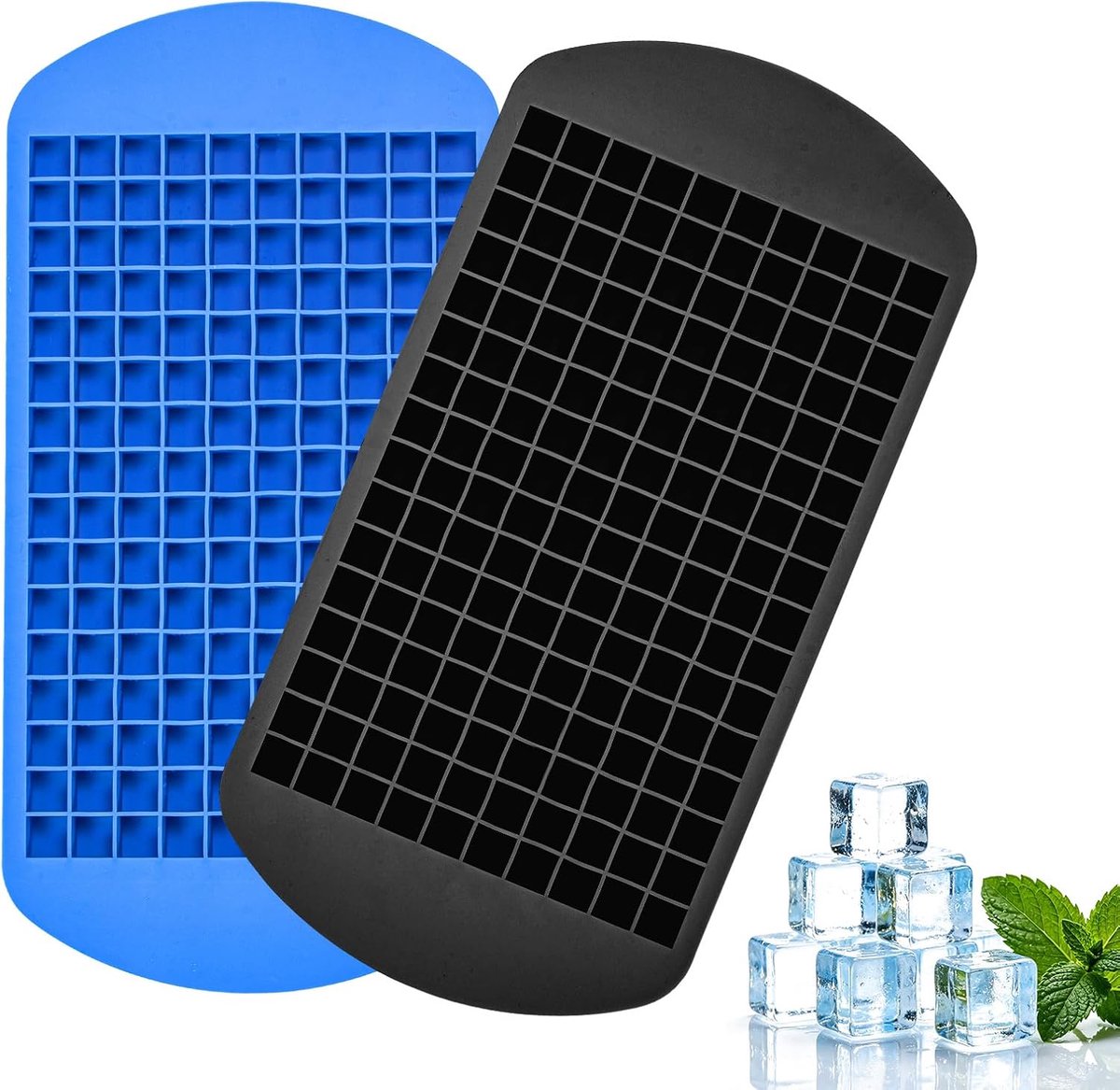 IJsblokjesvormen 160 mini-ijsblokjes - siliconen - herbruikbaar - ideaal voor dranken - ShopVlot