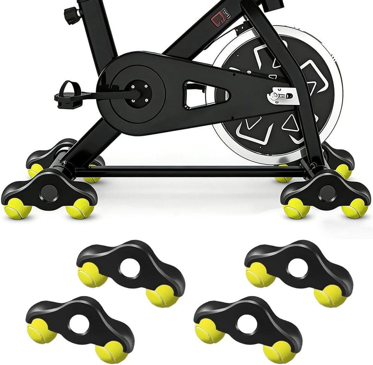 Rocker Plate Voeten - 4 Stuks Adapter - Met 8 Tennissen - Verbeter trainingservaring - ShopVlot