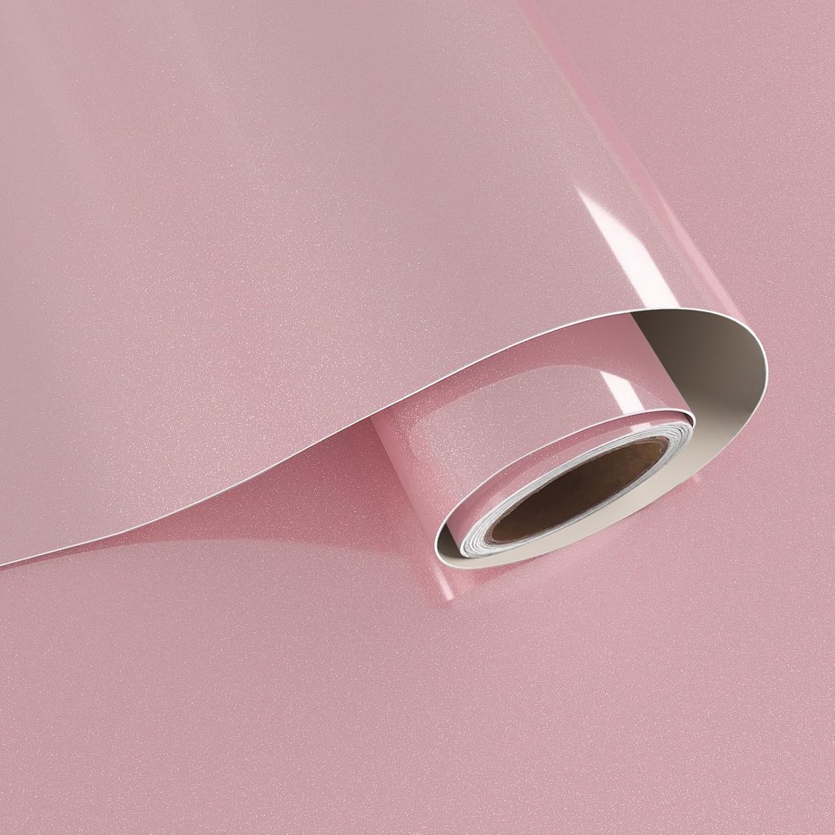 Plakfolie roze 40cmx200cm - glanzend met glitters - vernieuw oude meubels - perfect voor meisjeskamers - ShopVlot