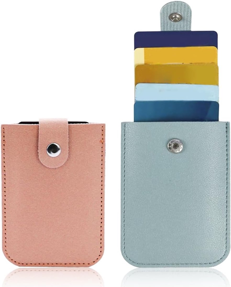 Dames slim PU leren mini portemonnee - met muntcompartiment - RFID bescherming - compact en veilig - ShopVlot