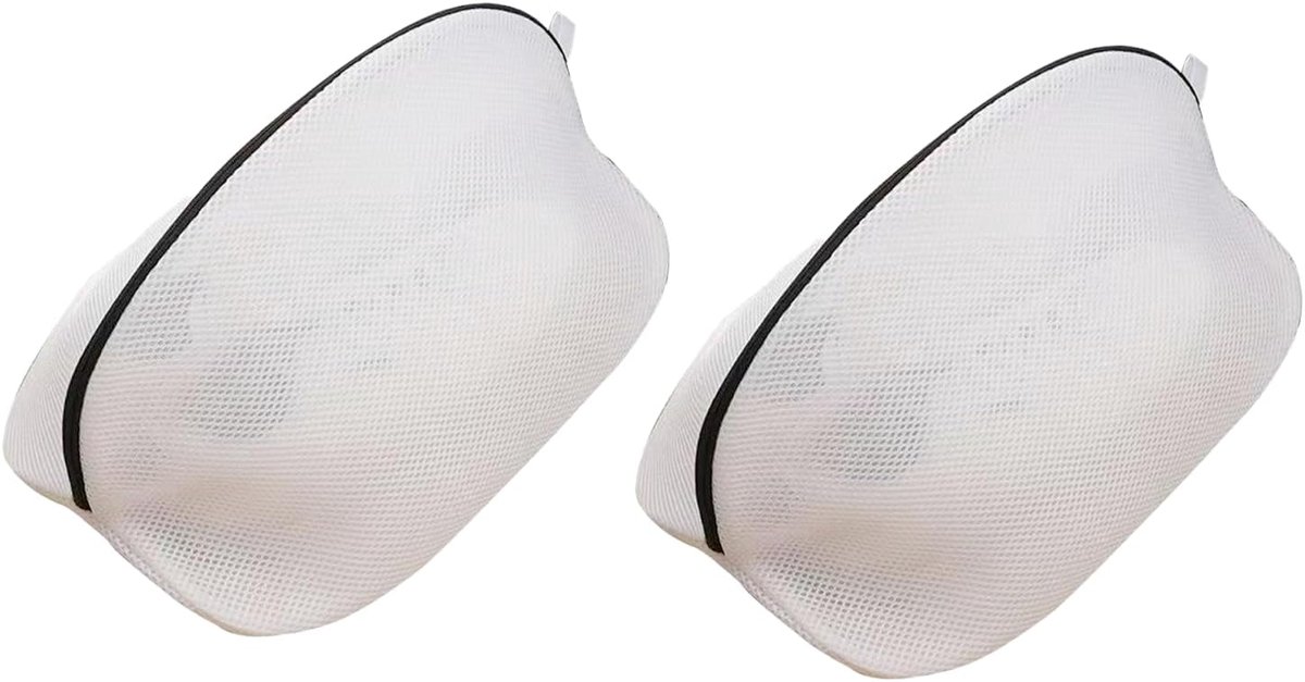 Schoenwaszakken set van 2 - Wasnet met rits - Bescherming voor sneakers en delicate was - Ideaal voor in de wasmachine - ShopVlot