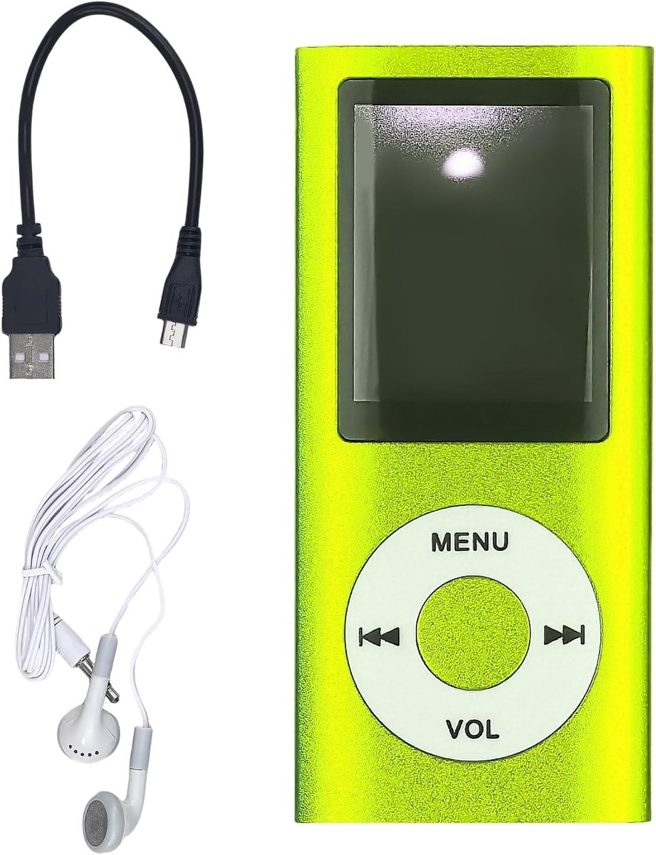 MP3 Speler Bluetooth 5.0 - 1.8 Inch - Draagbare Hi-Fi Muziekspeler - Ideaal voor Sport en Reizen - ShopVlot