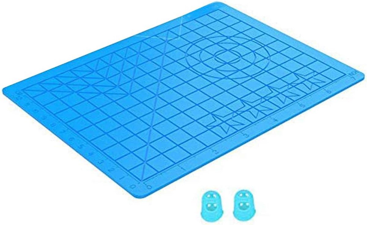 Silicone mat voor 3D printen - dubbelzijdig - hittebestendig tot 260°C - creatief tekenen voor kinderen en volwassenen - ShopVlot