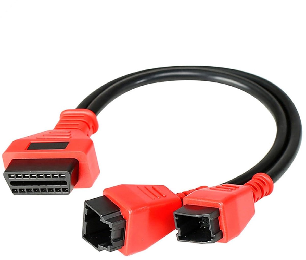 OBD2 diagnoseadapter 12+8, OBD2-bus naar 12+8 stekker, veiligheidsgateway-adapter voor voertuigen vanaf 2018 - ShopVlot