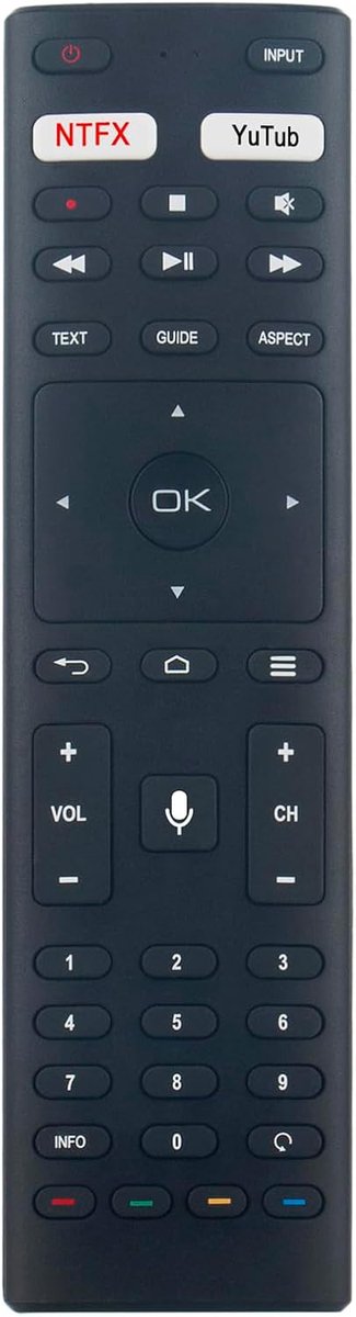 ALLIMITY Voice Remote Control Replacement fit for BLAUPUNKT JVC ANAM Konka BAUHN DYON Movie Smart TV Smart-42-AD - ShopVlot